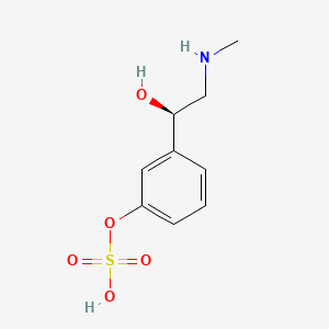 molecular formula C9H13NO5S B570438 Phenylephrine-3-O-sulfate CAS No. 1242184-39-9