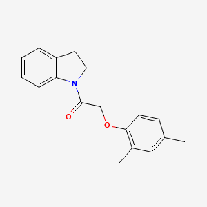 molecular formula C18H19NO2 B5704406 1-[(2,4-dimethylphenoxy)acetyl]indoline 