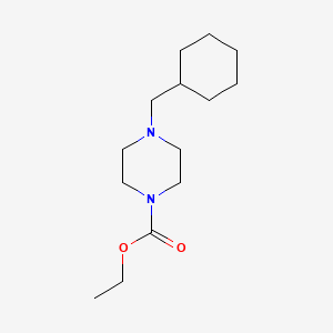 molecular formula C14H26N2O2 B5704438 ethyl 4-(cyclohexylmethyl)-1-piperazinecarboxylate 