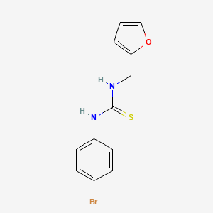 molecular formula C12H11BrN2OS B5704444 N-(4-bromophenyl)-N'-(2-furylmethyl)thiourea 