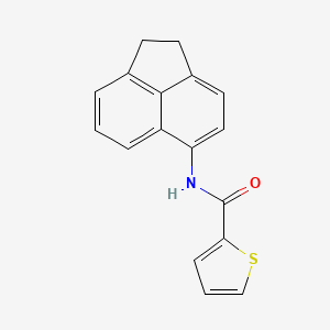 molecular formula C17H13NOS B5704509 N-(1,2-dihydro-5-acenaphthylenyl)-2-thiophenecarboxamide 