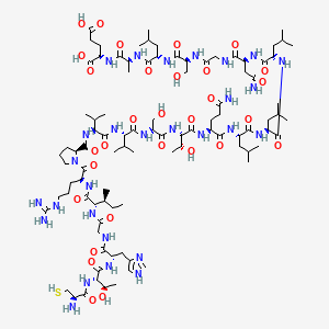 molecular formula C95H162N28O30S B570455 HIV (gp120) Fragment (254-274) CAS No. 113944-46-0
