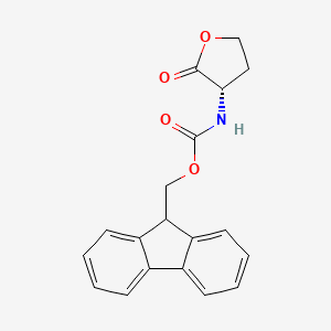 molecular formula C19H17NO4 B570461 Fmoc-高丝氨内酯 CAS No. 116857-07-9