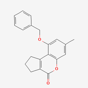 molecular formula C20H18O3 B5704729 9-(benzyloxy)-7-methyl-2,3-dihydrocyclopenta[c]chromen-4(1H)-one 
