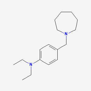 molecular formula C17H28N2 B5704734 4-(1-azepanylmethyl)-N,N-diethylaniline 