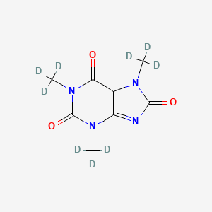 molecular formula C8H10N4O3 B570476 1,3,7-三甲基尿酸-d9 CAS No. 117490-42-3