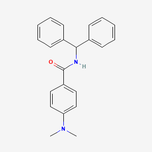 molecular formula C22H22N2O B5704811 4-(dimethylamino)-N-(diphenylmethyl)benzamide 