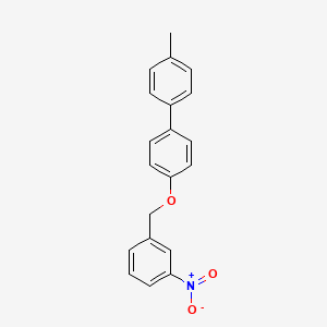 molecular formula C20H17NO3 B5704833 4'-methyl-4-biphenylyl 3-nitrobenzyl ether 