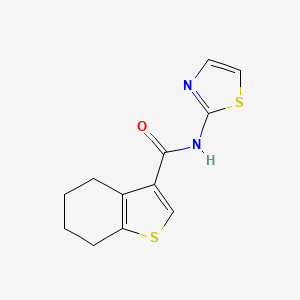 N-1,3-thiazol-2-yl-4,5,6,7-tetrahydro-1-benzothiophene-3-carboxamide