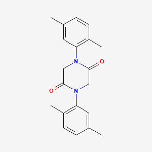 molecular formula C20H22N2O2 B5704914 1,4-bis(2,5-dimethylphenyl)-2,5-piperazinedione 