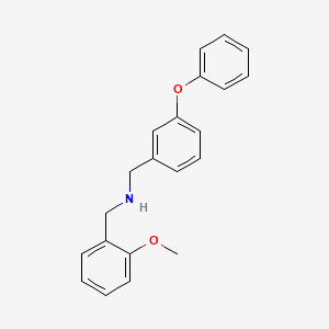 molecular formula C21H21NO2 B5704969 (2-methoxybenzyl)(3-phenoxybenzyl)amine 
