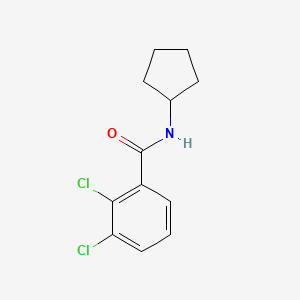 molecular formula C12H13Cl2NO B5704994 2,3-dichloro-N-cyclopentylbenzamide 
