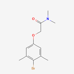 molecular formula C12H16BrNO2 B5704999 2-(4-bromo-3,5-dimethylphenoxy)-N,N-dimethylacetamide 