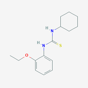 molecular formula C15H22N2OS B5705000 N-cyclohexyl-N'-(2-ethoxyphenyl)thiourea CAS No. 64020-23-1