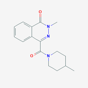 molecular formula C16H19N3O2 B5705004 2-methyl-4-[(4-methyl-1-piperidinyl)carbonyl]-1(2H)-phthalazinone 
