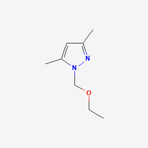 molecular formula C8H14N2O B570507 1-(Ethoxymethyl)-3,5-dimethyl-1H-pyrazole CAS No. 122606-07-9