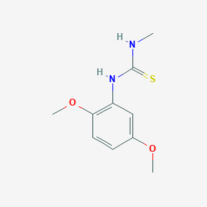 molecular formula C10H14N2O2S B5705076 N-(2,5-dimethoxyphenyl)-N'-methylthiourea CAS No. 34725-25-2