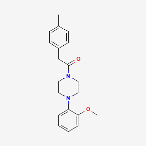 molecular formula C20H24N2O2 B5705160 1-(2-methoxyphenyl)-4-[(4-methylphenyl)acetyl]piperazine 