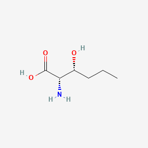 molecular formula C6H13NO3 B570517 (2s,3r)-2-氨基-3-羟基己酸 CAS No. 10148-69-3
