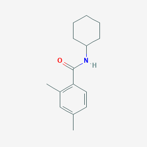 molecular formula C15H21NO B5705270 N-环己基-2,4-二甲基苯甲酰胺 