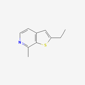B570529 2-Ethyl-7-methylthieno[2,3-c]pyridine CAS No. 120010-04-0