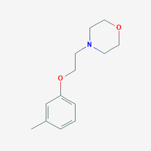 molecular formula C13H19NO2 B5705314 4-[2-(3-methylphenoxy)ethyl]morpholine 