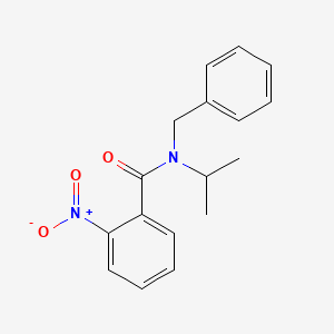 molecular formula C17H18N2O3 B5705339 N-benzyl-N-isopropyl-2-nitrobenzamide 