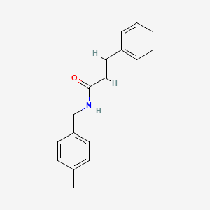 molecular formula C17H17NO B5705366 N-(4-methylbenzyl)-3-phenylacrylamide 