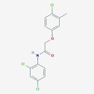 molecular formula C15H12Cl3NO2 B5705395 2-(4-chloro-3-methylphenoxy)-N-(2,4-dichlorophenyl)acetamide 