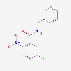 molecular formula C13H10ClN3O3 B5705418 5-chloro-2-nitro-N-(3-pyridinylmethyl)benzamide 