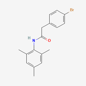 molecular formula C17H18BrNO B5705461 2-(4-bromophenyl)-N-mesitylacetamide 