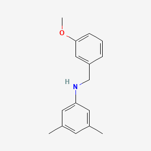 molecular formula C16H19NO B5705491 (3,5-dimethylphenyl)(3-methoxybenzyl)amine 