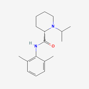 molecular formula C17H26N2O B570572 N-(2,6-二甲苯基)-1-(1-甲基乙基)哌啶-2-甲酰胺，(2S)- CAS No. 265120-58-9