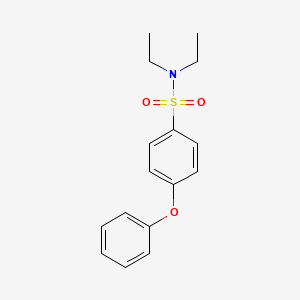 molecular formula C16H19NO3S B5705722 N,N-diethyl-4-phenoxybenzenesulfonamide 