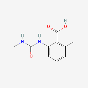 B570573 2-Methyl-6-[(methylcarbamoyl)amino]benzoic acid CAS No. 123633-27-2