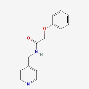molecular formula C14H14N2O2 B5705835 2-phenoxy-N-(4-pyridinylmethyl)acetamide 