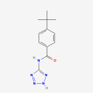 molecular formula C12H15N5O B5705870 4-tert-butyl-N-1H-tetrazol-5-ylbenzamide CAS No. 544435-07-6