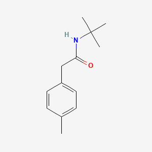 molecular formula C13H19NO B5705891 N-(叔丁基)-2-(4-甲基苯基)乙酰胺 