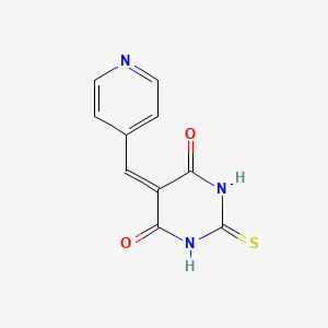 molecular formula C10H7N3O2S B5705900 5-(4-吡啶亚甲基)-2-硫代二氢-4,6(1H,5H)-嘧啶二酮 