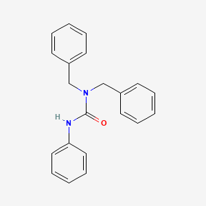 molecular formula C21H20N2O B5705911 N,N-二苄基-N'-苯基脲 CAS No. 53693-57-5