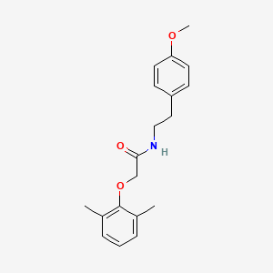 molecular formula C19H23NO3 B5705977 2-(2,6-dimethylphenoxy)-N-[2-(4-methoxyphenyl)ethyl]acetamide 