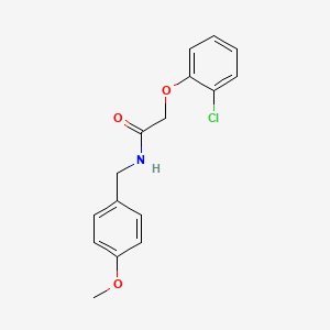 molecular formula C16H16ClNO3 B5706055 2-(2-chlorophenoxy)-N-(4-methoxybenzyl)acetamide 