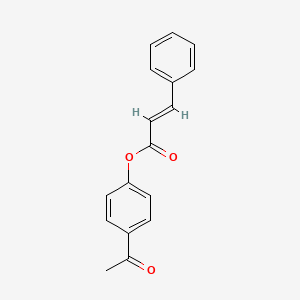 molecular formula C17H14O3 B5706092 4-acetylphenyl 3-phenylacrylate 