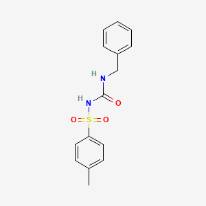 molecular formula C15H16N2O3S B5706244 N-[(benzylamino)carbonyl]-4-methylbenzenesulfonamide CAS No. 1987-58-2