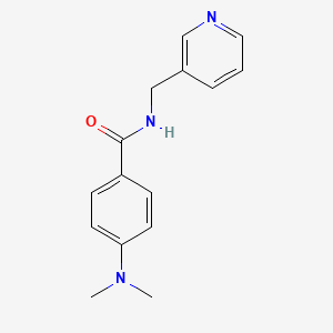molecular formula C15H17N3O B5706251 4-(dimethylamino)-N-(3-pyridinylmethyl)benzamide 
