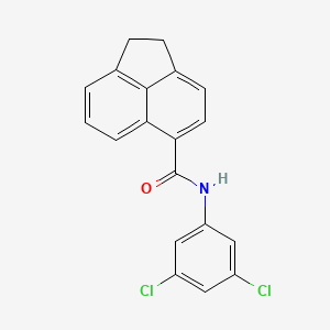 molecular formula C19H13Cl2NO B5706269 N-(3,5-dichlorophenyl)-1,2-dihydro-5-acenaphthylenecarboxamide 