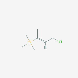 molecular formula C7H15ClSi B570631 ((E)-3-Chloro-1-methylpropenyl)trimethylsilane CAS No. 116399-78-1
