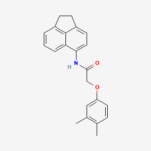 molecular formula C22H21NO2 B5706356 N-(1,2-dihydro-5-acenaphthylenyl)-2-(3,4-dimethylphenoxy)acetamide 