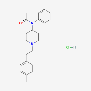 molecular formula C22H29ClN2O B570639 N-(1-(4-甲基苯乙基)哌啶-4-基)-N-苯乙酰胺盐酸盐 CAS No. 1071703-95-1