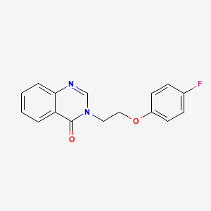 molecular formula C16H13FN2O2 B5706497 3-[2-(4-fluorophenoxy)ethyl]-4(3H)-quinazolinone 